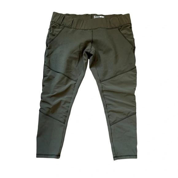 5.11 Tactical Women’s Raven Range Cropped Leggings in Olive Green Size XL - Picture 4 of 9